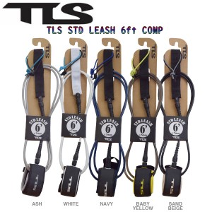 【TOOLS】トゥールス TLS STD LEASH 6ft COMP リーシュコード  コンプ サーフィン サーフ ネオプレーン ベルクロ 安い 6ft x 6mm 10カラ