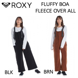 【ROXY】ロキシー 2021秋冬 FLUFFY レディース フリース素材 オーバーオール つなぎ キャンプ アウトドア 海 サーフ あたたかい