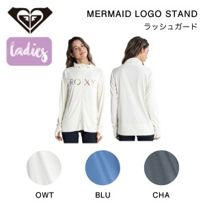 【ROXY】ロキシー 2023春夏 MERMAID LOGO STAND レディース ラッシュガード 水着 長袖 トップス