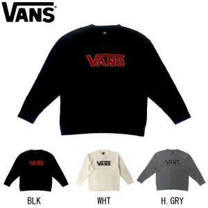 【VANS】バンズ 2019 秋冬 FLYING-V JQD CREW KNIT 長袖クルーニット セーター メンズ レディース Ｍ〜L 3カラー