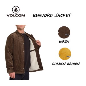 【VOLCOM】ボルコム 2021秋冬 BENVORD JACKET メンズ ジャケット スノーボード スケートボード サーフィン