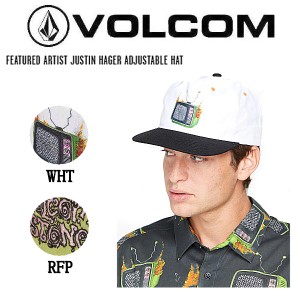 【VOLCOM】ボルコム 2023春夏 FEATURED ARTIST JUSTIN HAGER ADJUSTABLE HAT アジャスタブルハット