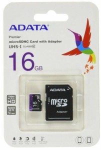 【ポスト投函で送料無料】ADATA マイクロSDカード16GBクラス10 Class10 AUSDH16GUICL10-RA1