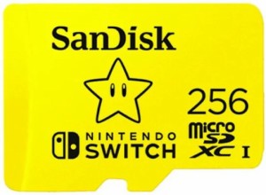 【ポスト投函で送料無料】SANDISK サンディスク SDSQXAO-256G-GN3ZN 256GB microSDXCカード for Nintendo Switch 任天堂スイッチ対応マイ