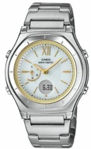 【送料無料】【国内正規品】CASIO・カシオ LWA-M160D-7A2JF wave ceptor 女性用ソーラー電波時計