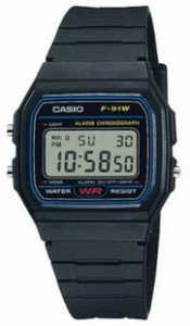 【ポスト投函で送料無料】【国内正規品】CASIO・カシオ F-91W-1JH メンズ スタンダード