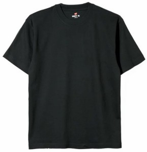 【ポスト投函で送料無料】 ヘインズ BEEFY-T  H5180L  3XLサイズ  ブラック  Tシャツ  無地 半袖 メンズ レディース ユニセックス Hanes 