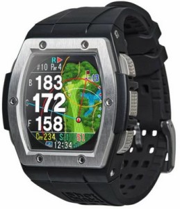 【送料無料】SHOT NAVI Crest 腕時計型 ゴルフ GPSナビ 距離測定器 シルバー 2242011
