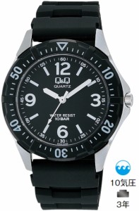【ポスト投函で送料無料】シチズン時計 Q＆Q アナログ　腕時計 W376-305