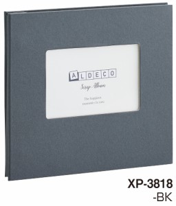 【ポスト投函で送料無料】セキセイ sedia 誰でも簡単 スクラップアルバム ALDECOミニ XP-3818-BK ブラック