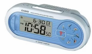 【送料無料】 CASIO・カシオ   SQD-1000SJ-2JF  置時計 / 電波 / 野鳥のさえずりアラーム  シンプル表示