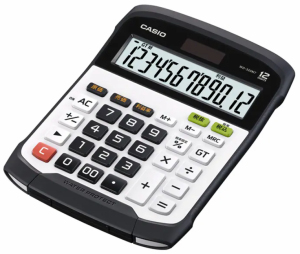 【ポスト投函で送料無料】 CASIO  カシオ  WD-320MT-N  防水・防塵電卓  特殊機能電卓  デスクタイプ 