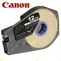 【送料無料】キヤノン canon ラベルテープカセット 12mm×30m 白 TM-LBC9W