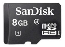 SANDISK・サンディスク マイクロSDカード8GBクラス4 UHS1 Class4 SDSDQAB-008G-BULK