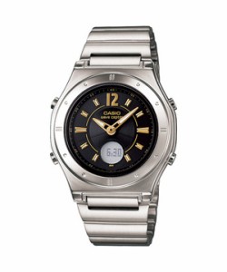 母の日ギフト 【送料無料】CASIO・カシオ 電波ソーラー腕時計 マルチバンド6 LWA-M141D-1AJF 女性用 ソーラー電波時計 