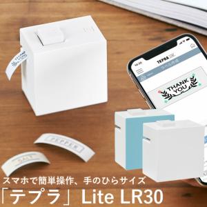 【在庫あり】キングジム ラベルプリンター テプラ Lite LR30 ホワイト/ブルー(KING JIM / TEPRA)