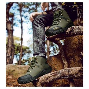 送料無料 ハイキングブーツ 登山靴 トレッキングブーツ メンズブーツ 靴 シューズ  防水 防寒  アウトドアシューズ　メンズ靴 ハイトップ