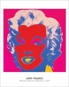 アンディ・ウォーホル作品 Marilyn Monroe, 1967 アートポスター 50×40cm 木製アートフレーム付