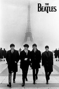 ポスター ビートルズ イン パリス フレームなし 91.5×61cm The Beatles In Paris