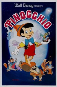 ピノキオ ポスター(シアターサイズ 海外27×40inch) 軽量アルミ製フィットフレーム付 101.6×68.6cm Pinocchio