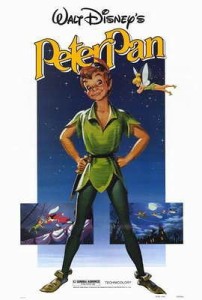 ピーター・パン ポスター(シアターサイズ 海外27×40inch) 軽量アルミ製フィットフレーム付 101.6×68.6cm Peter Pan