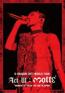 G-DRAGON(from BIGBANG)/ 2017 WORLD TOUR ＜ACT III, M.O.T.T.E＞ IN JAPAN (2DVD) 日本盤 ビッグ・バン BIG BANG ジードラゴン GD アク