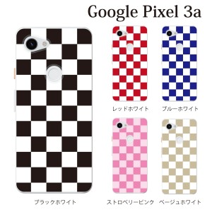スマホケース Google Pixel 3a グーグル ケース docomo softbank simフリー スマホカバー 携帯ケース チェッカーフラッグ