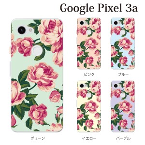 スマホケース Google Pixel 3a グーグル ケース docomo softbank simフリー スマホカバー 携帯ケース ローズ フラワー 薔薇