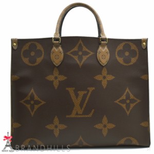 ルイヴィトン トートバッグ オンザゴーGM モノグラム リバース M45320 LOUIS VUITTON 美品 【中古】