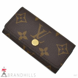 ルイヴィトン キーケース 4連 メンズ レディース ミュルティクレ4 モノグラム M69517 LOUIS VUITTON 美品 【中古】