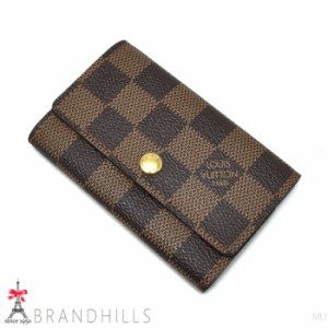 ルイヴィトン キーケース メンズ レディース ミュルティクレ 6 ダミエ エベヌ N62630 LOUIS VUITTON 【中古】