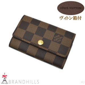 ルイヴィトン キーケース 6連 メンズ レディース ミュルティクレ6 ダミエ エベヌ N62630 LOUIS VUITTON 美品 【中古】