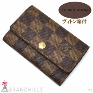 ルイヴィトン キーケース6連 メンズ レディース ミュルティクレ6 ダミエ エベヌ N62630 LOUIS VUITTON 美品 【中古】