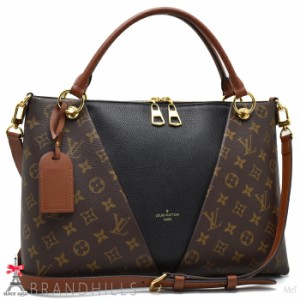 ルイヴィトン トートバッグ レディース Vトート MM モノグラム ノワール 2WAY M43948 LOUIS VUITTON 美品 【中古】