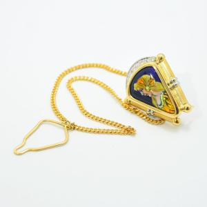 K14 WG タイタック ダイヤ？ ネクタイピン ネクタイピン 新品の通販