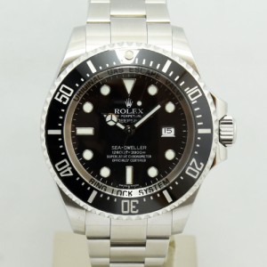 ロレックス 中古 メンズ ROLEX シードゥエラー ディープシー 116660 G番 自動巻 オートマ SS ステンレススチール ブラック 軽仕上げ