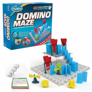 シンクファン ドミノメイズ ThinkFun Domino Maze ボードゲーム おもちゃ 知育玩具 立体パズル おもちゃ 正規輸入品