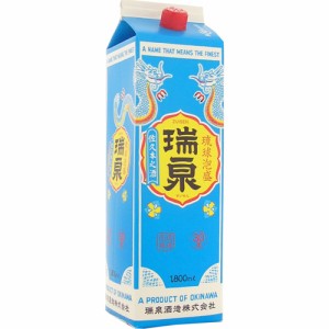 泡盛 紙パック 瑞泉パック 30度 1800ml [瑞泉酒造 ずいせん / 1升 一升 / 泡盛パック]