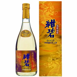 泡盛 紺碧ゴールド 5年古酒 25度 720ml [沖縄酒造組合 / こんぺき / 4合瓶 四合瓶 / 樽貯蔵 / 樽酒 / 泡盛クース]