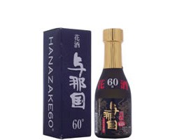 泡盛 与那国 ミニチュア 60度 180ml [崎元酒造 さきもと / よなぐに / 花酒 はなざけ はなさき / 1合瓶 一合瓶]