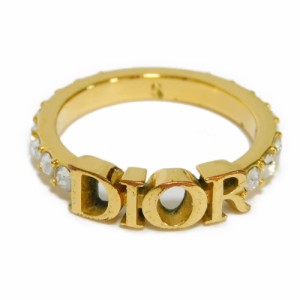 【中古】       ディオール ディオレボリューション リング 指輪 ロゴ クリスタル ラインストーン S 10号 DIO(R)EVOLUTION    クリア R10