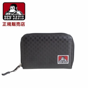 ベンデイビス BEN DAVIS 二つ折り財布 ランドファスナー コンパクト ミニ財布 合成皮革 ゴリラ メンズ レディース ユニセックス 男女兼用