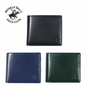 ビバリーヒルズポロクラブ BEVERLY HILLS POLO CLUB 二つ折り財布 ロゴ 小銭入れ メンズ bhg1002 bhg7000 専属BOX付