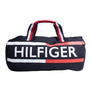 トミーフィルフィガー TOMMY HILFIGER ボストンバッグ ポリエステル ダッフル ラージ ロゴ ネイビー レッド ホワイト 69j1759 411 ラッピ