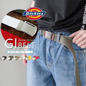 キャンバスベルト レディース ベルト ディッキーズ Dickies ロゴ DIベルト おしゃれ キャンバス ガチャベルト メンズ シンプル ユニセッ