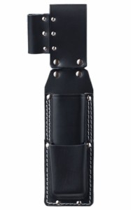 ふくろ倶楽部 のみ差寸(寸4)丁番付 LEG-413 曲尺差付 材質：本革 釘袋 腰袋 H320xW75xD30mm 100923 。