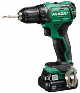 HiKOKI 10.8V コードレスドライバドリル DS12DD(2LS) バッテリー(BSL1240M)x2個+急速充電器(UC12SL)+ケース付 クラッチ20段 10.8V対応 ハ