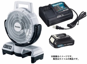 マキタ 充電式ファン CF202DSHW 白 バッテリBL1015x1個+充電器DC10SA付 10.8Vスライド式バッテリ対応 makita オリジナルセット品