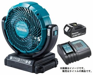 在庫 マキタ 充電式ファン CF102DZ+バッテリBL1860B+充電器DC18SD付 14V/18V対応 makita オリジナルセット品