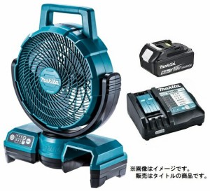 在庫 マキタ 充電式ファン CF203DZ(青)+バッテリBL1860B+充電器DC18RF付 14V/18V対応 makita オリジナルセット品